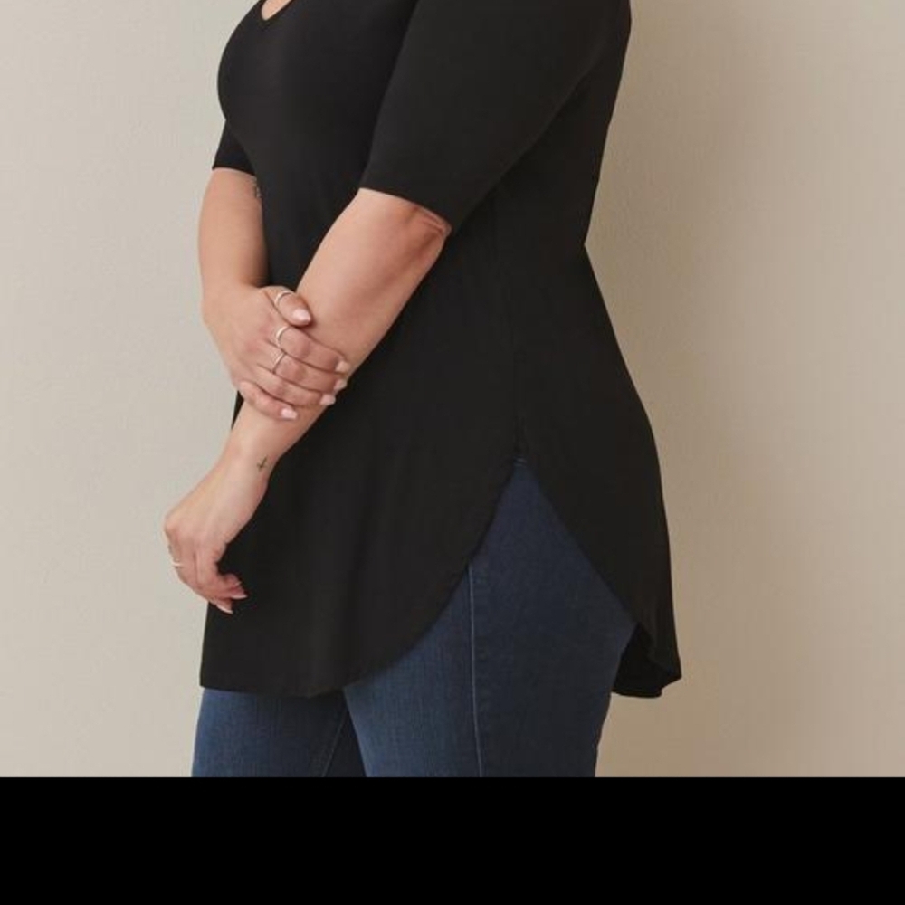 Torrid Black Super Soft Knit TUNIC